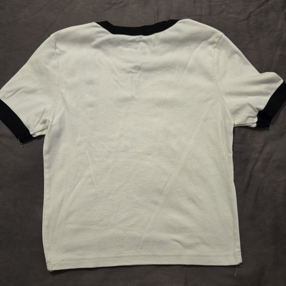 Care Bears White and Black Graphic Crop Top - Picture 2 of 5